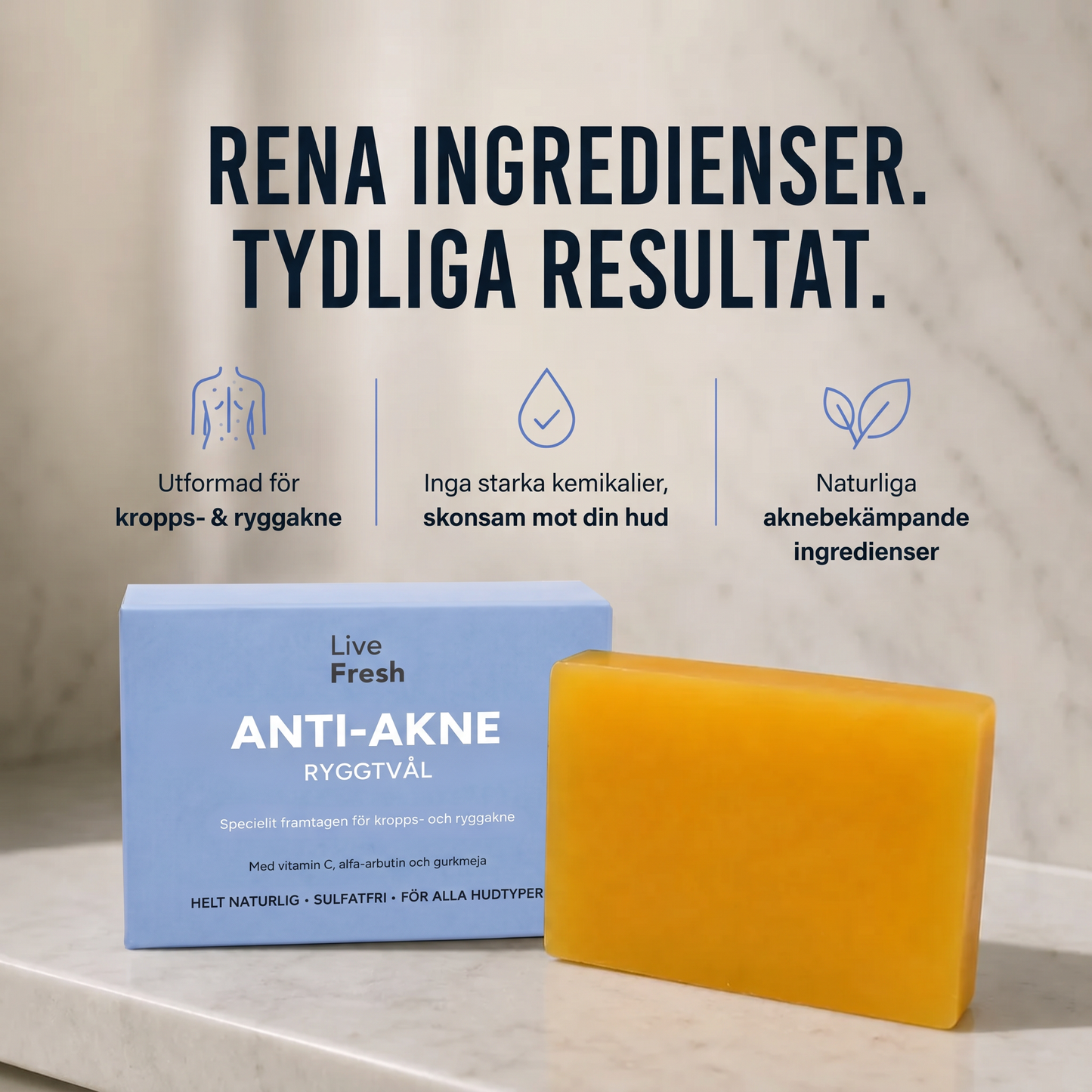 Anti-Akne Ryggtvål